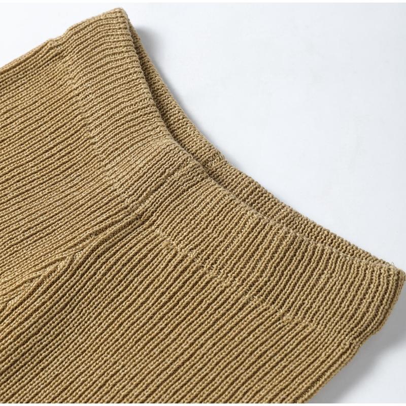 Women Casual Solid Color Knit Sweater Two Piece Set Autumn Winter Thick Round Neck Loose Pullover Wide Leg Pants Matching Sets