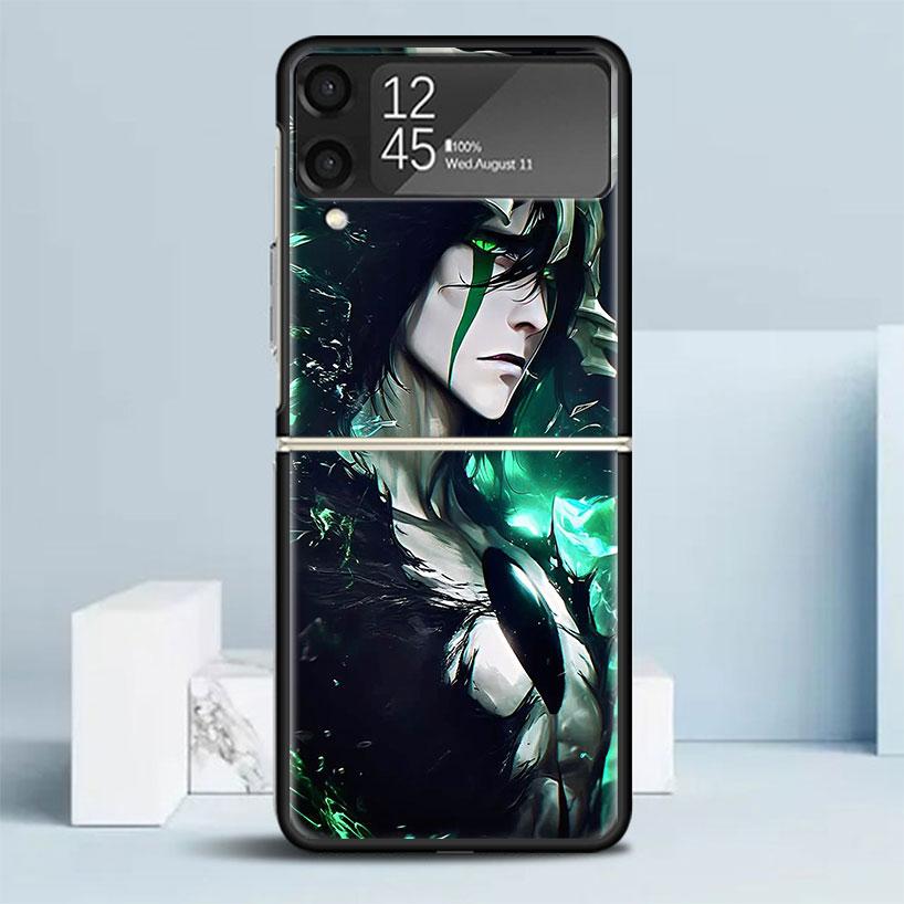Bleach Ulquiorra Cifer 4 Phone Case For Samsung Galaxy Z Flip7 Flip6 5G Flip5 Flip4 Flip3 ZFlip 7 6 3 4 5 Shockproof Back Cover