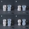 Nordics Style Candle Holder Silicone Molds Roman Pillar Candlestick Mould Craft Supplies Casting Molds