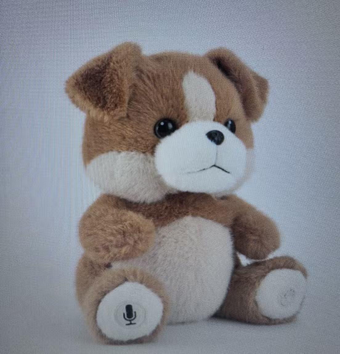 AI Smart Companion Soft Dog Plush Toy - Cute, Soothing Dialogue Mode Doll Gift 28cm 770g