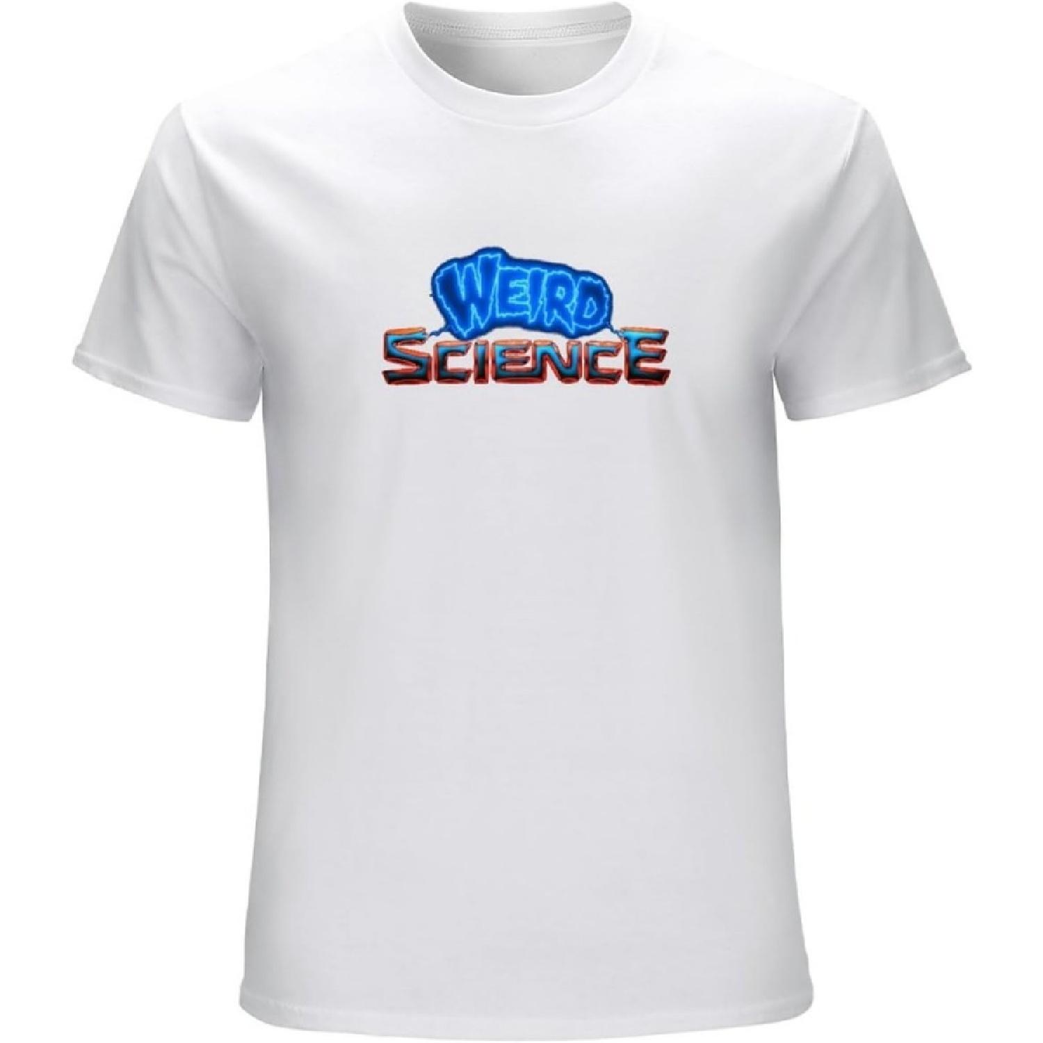 

XINYIFENG Flysky Men s Words Fantastic Weird Science Logo Design T Shirt T-Shirt White XXXXXL білий