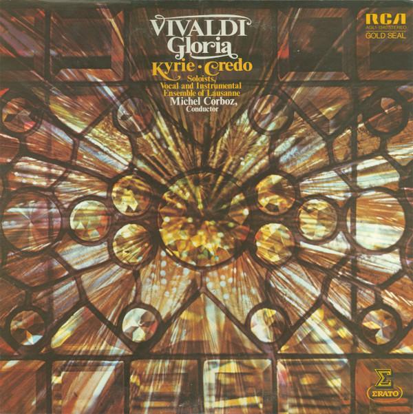 

LP Record VIVALDI SOLOISTS VOCAL INSTRUM Gloria Kyrie Credo AGL11340 RCA Gold Seal 1976 US Classical Used