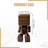 Shaking Feet Wooden Doll Accessories for Car Dashboard Decorative Versatile Lightweight Ornament