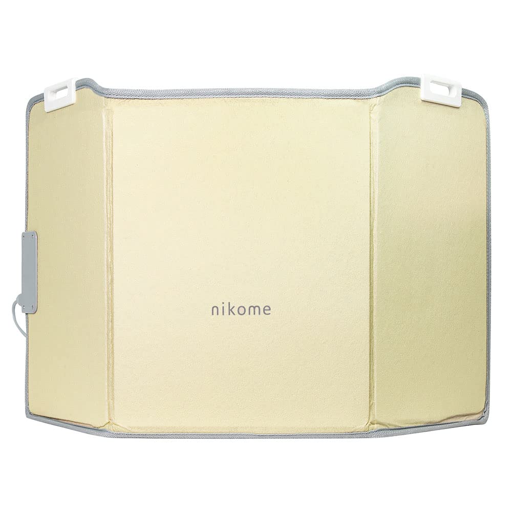 

nikome Panel Heater with Blanket for Feet Under Desk Foldable Far Infrared Energy Saving Beige NKM-PH01 (Kinako)