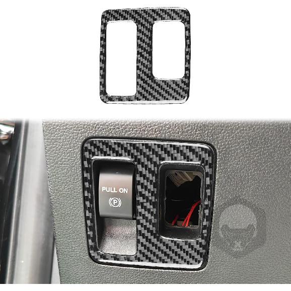for Ford F-150 Raptor 2017-2020 Accessories Glove Box Top Strip | Real Carbon Fiber, for Ford F150 F-150 Raptor 2017 2018 2019 2020, Interior Trim