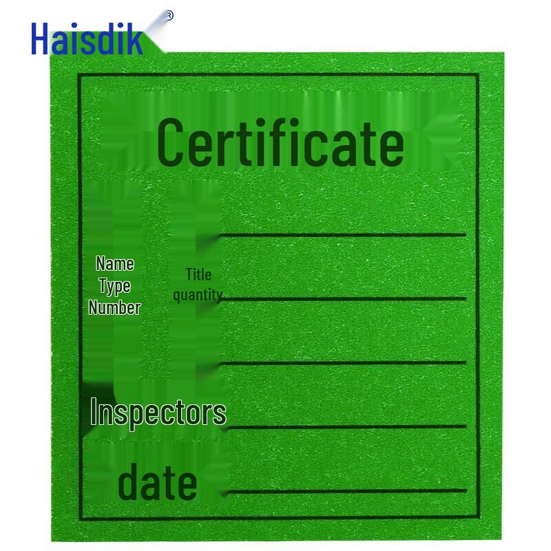 Self-Adhesive Factory Quality Control Labels