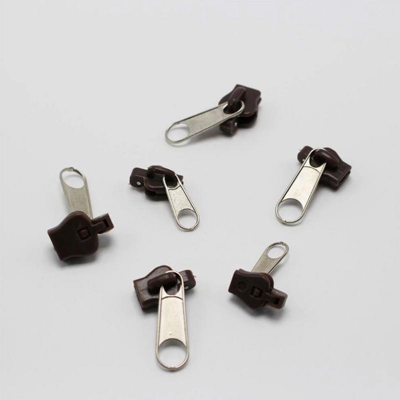6pcs Instant Zipper Universal Instant Fix Repair Kit Replacement Zip Slider Teeth Multifunctional For 3 Different Size