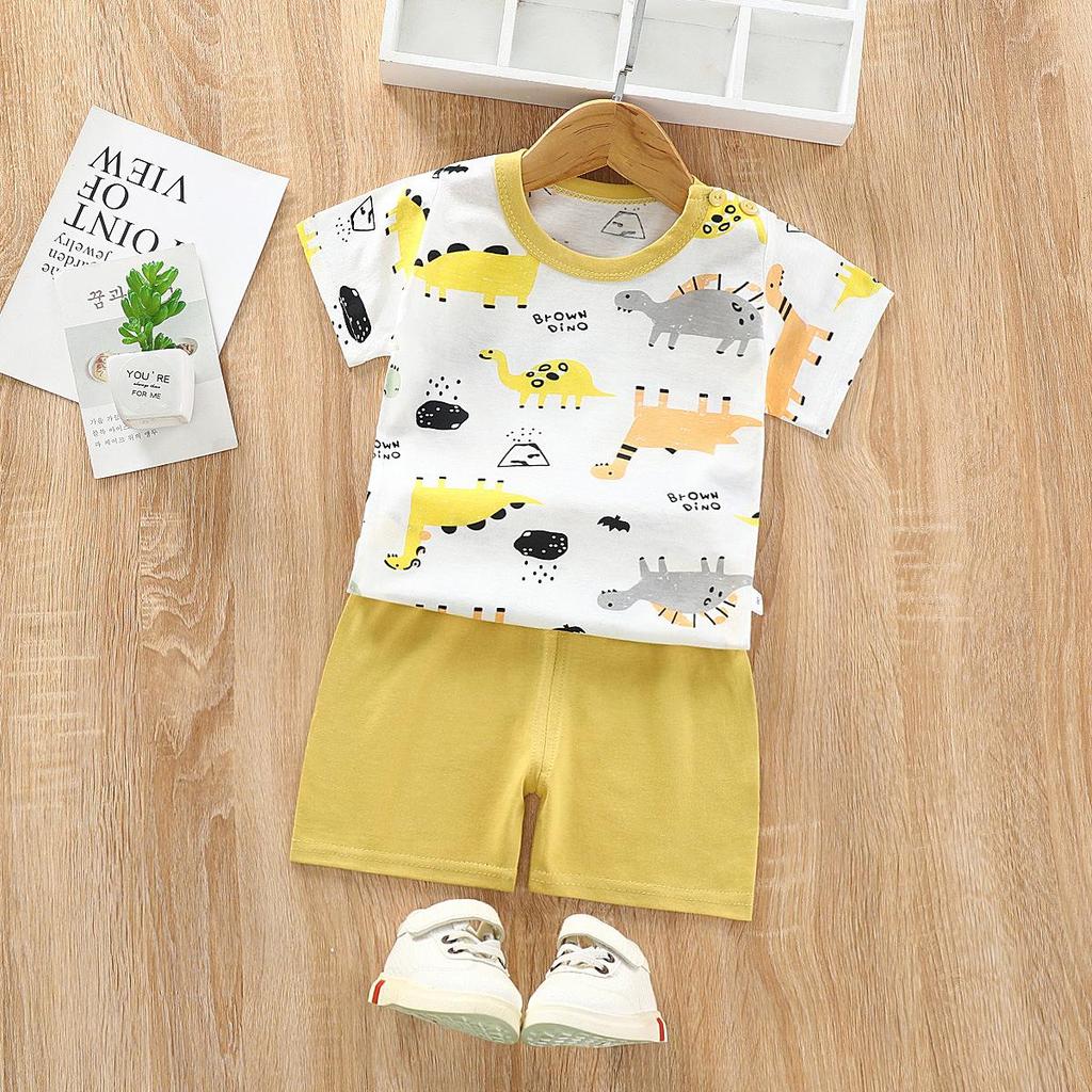Kinder T-shirt met korte mouwen + shorts Set zomer