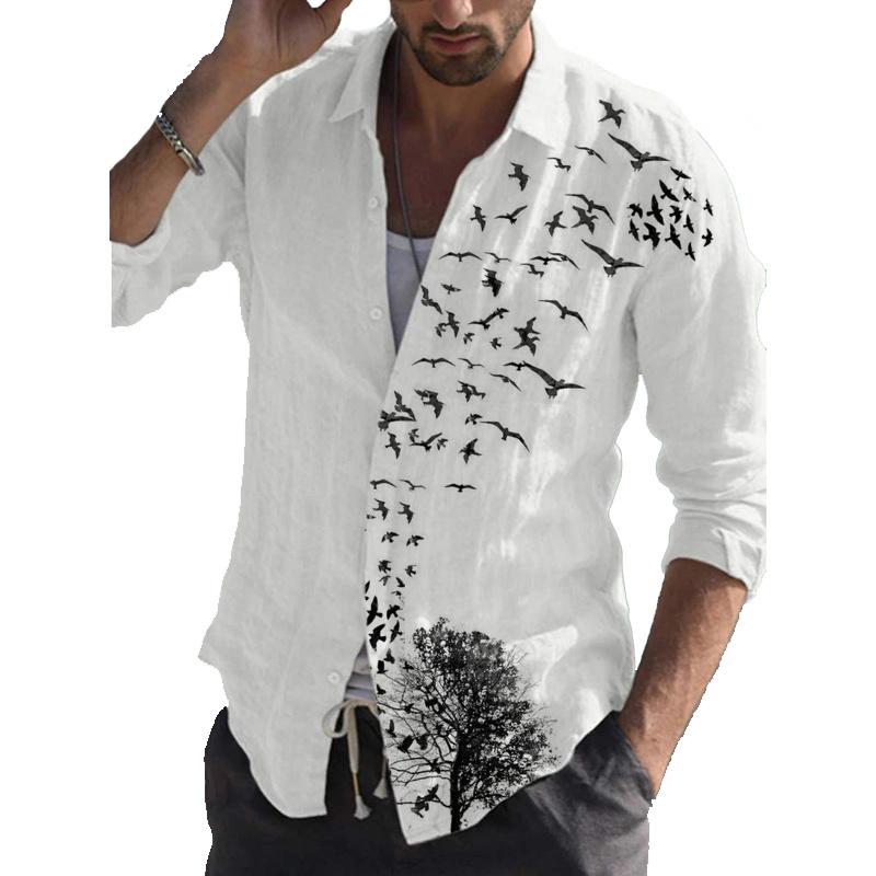 Men's Shirt Shirt Snake Totem Sub -sleeve Character Soft Material Casual Outdoor Snakeskin Graphics