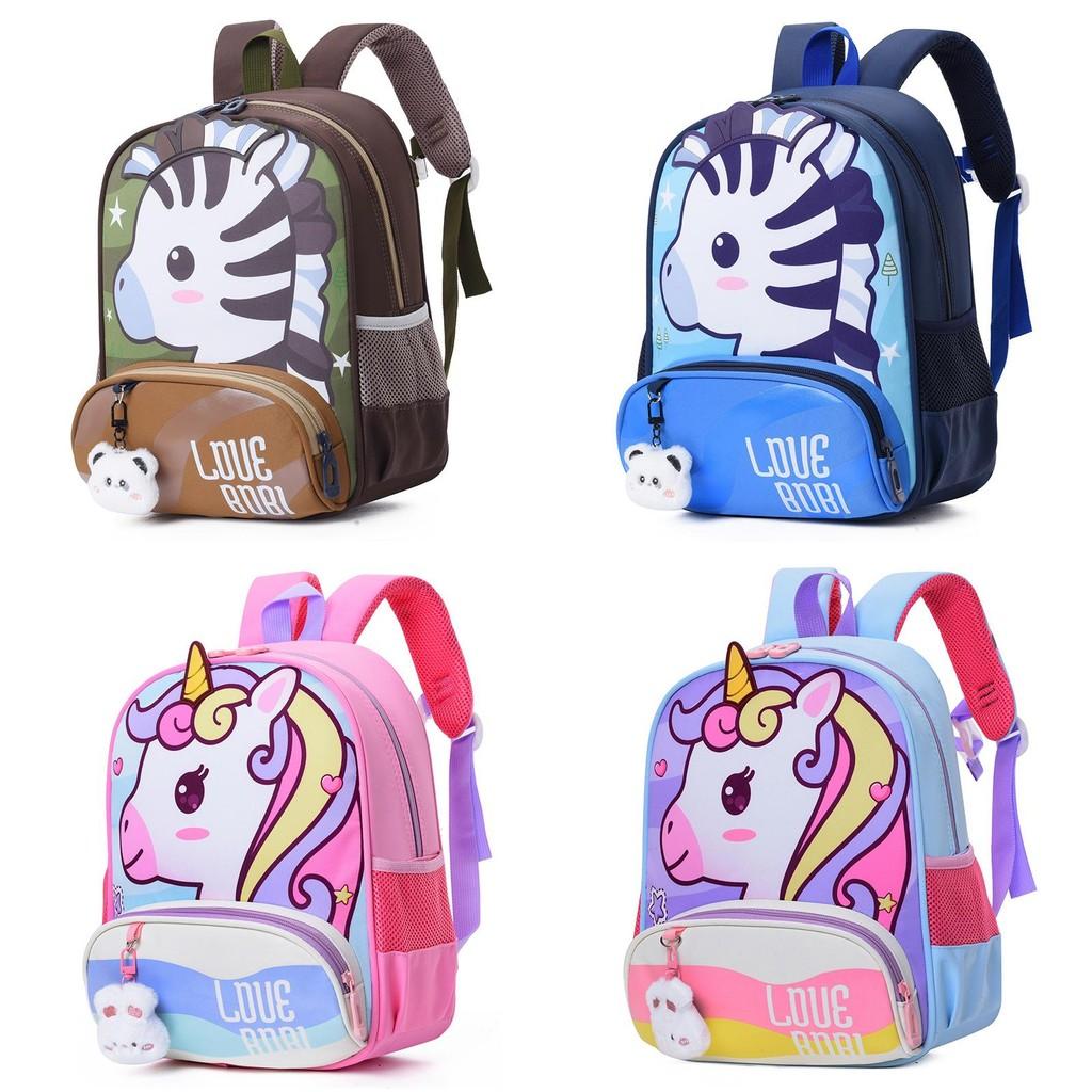 Adorable Lightweight Trendy Kid Backpack Stylish Unique Design Use Preschool