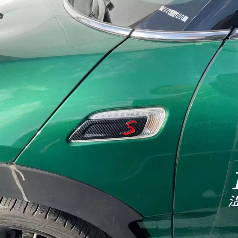 Geeignet für BmwMINI CLUBMAN F54 Lüftungsauslass Audio-Ring-Panel Carbon-Lenkrad Bohrkorn-Aufkleber Interieur