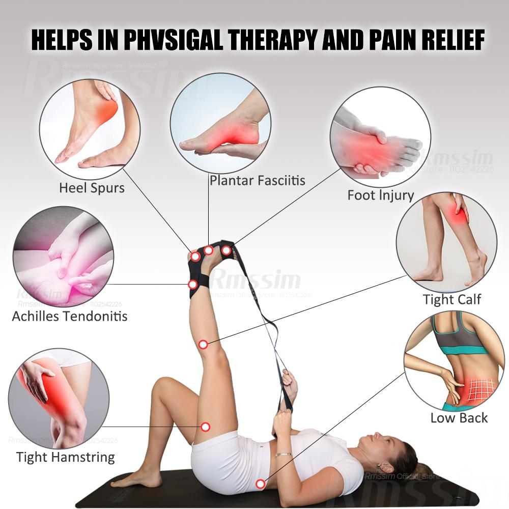 Yoga Ligament Stretching Belt Foot Rehabilitation Strap Plantar Fasciitis Leg Training Foot Ankle Joint Correction Sports Rop