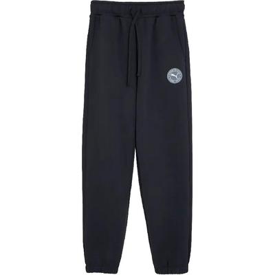 Solid Color Brand Logo Soft Comfortable Casual Pants Women Pants Grass-Gray 627884-75