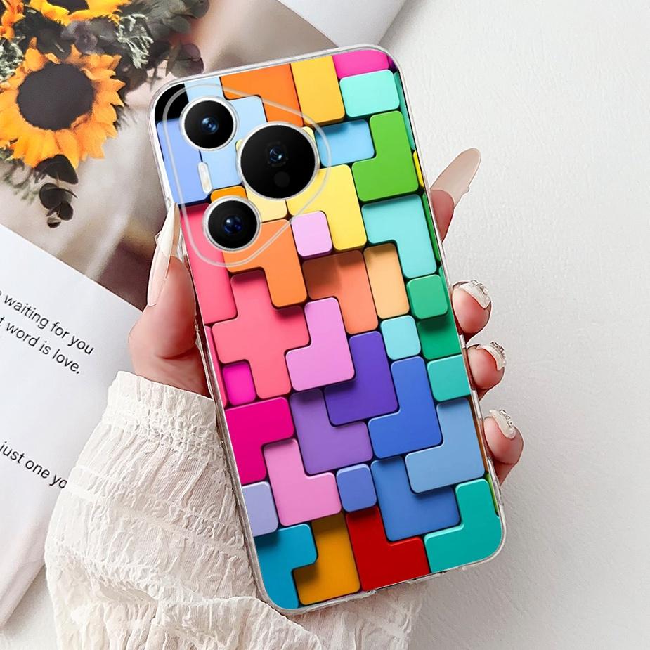 

Чехол для Huawei Pura 70 Pro Plus HBN-AL10 Милый Расписной Чехол Мягкий Тонкий Чехол для Телефона Для Huawei Pura 70 Ultra Pura70 5G Чехлы Сумки Pura 70 Ultra