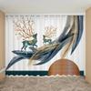 Curtain Shading Northern Europe Simple Modern Light Luxury Ginkgo Leaf Bedroom Living Room Drape Atmosphere High Shading New