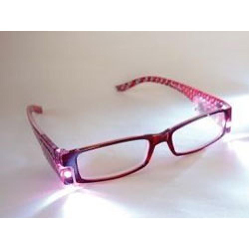 Other Manufacturer Led Light Senior Glasses  Red  +3.50