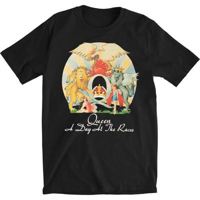 Queen Day At The Races Schwarzes Unisex-T-Shirt