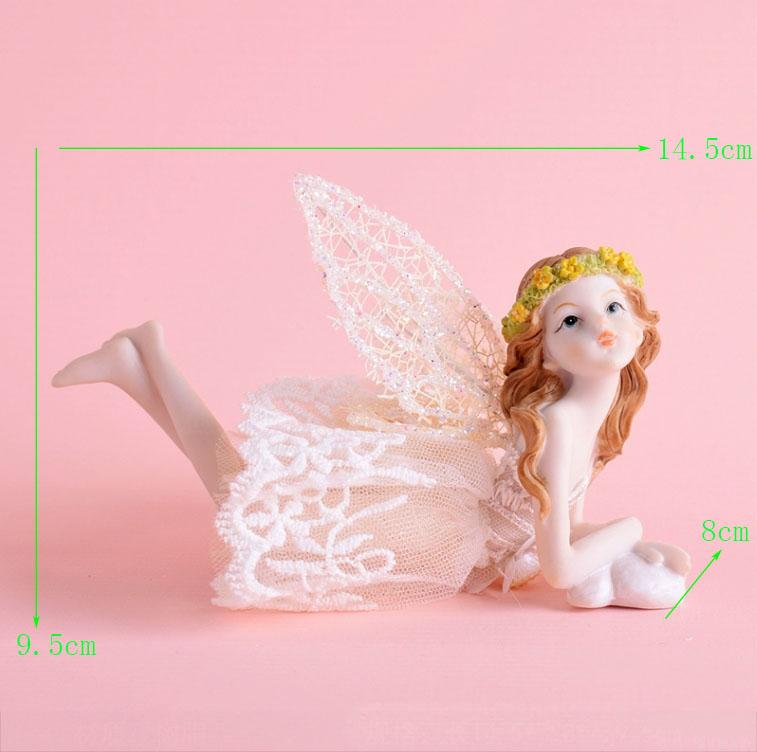 Evropské pryskyřičné ozdoby Anděl Květina Víla Domov Obývací pokoj Stůl Socha Řemesla Dětský pokoj Figurky Dekorace Narozeninové dárky