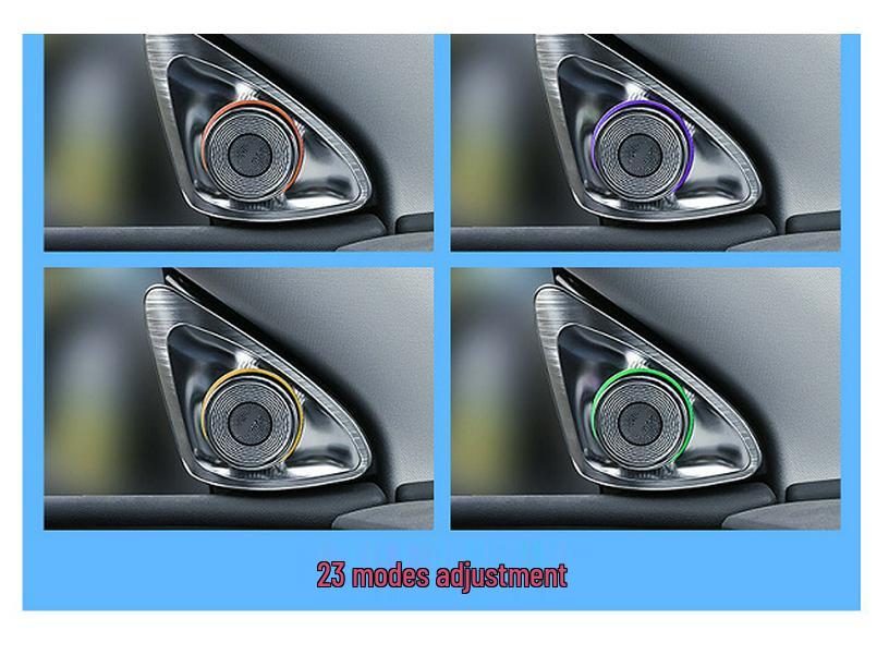 Compatible Ambient Light Rotating Tweeter Speaker for Tesla Model Y/3