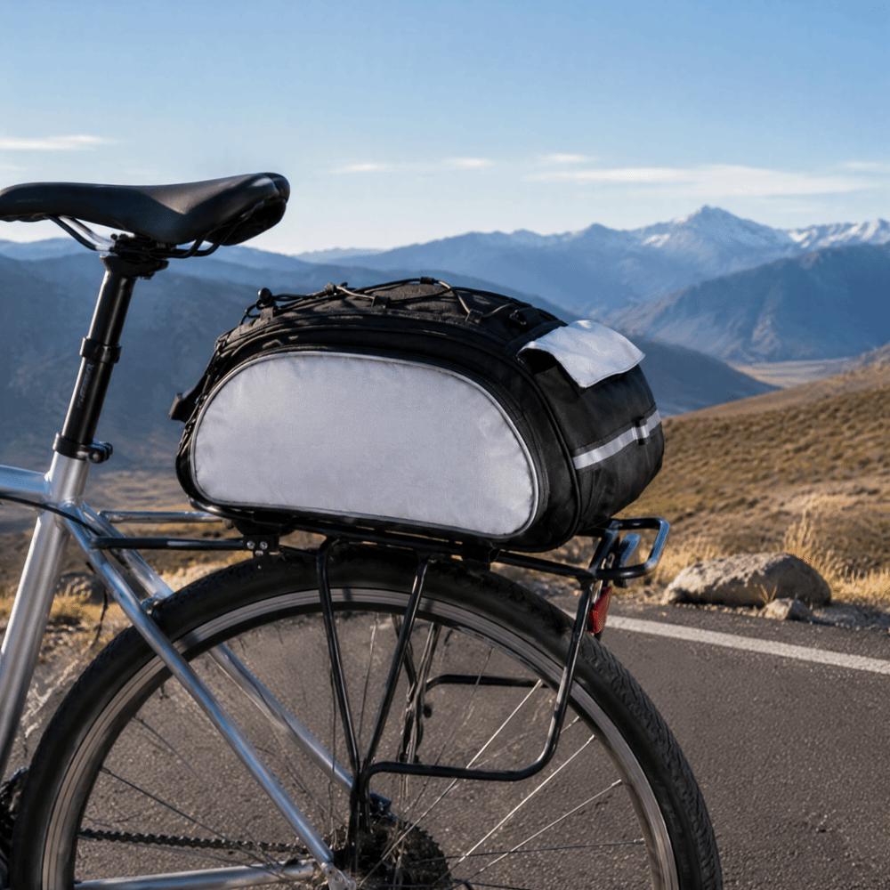 Quick Release Bike Rear Rack Bag with Shoulder Strap Rear Carrier Bag  Bicycles with Rear Racks
