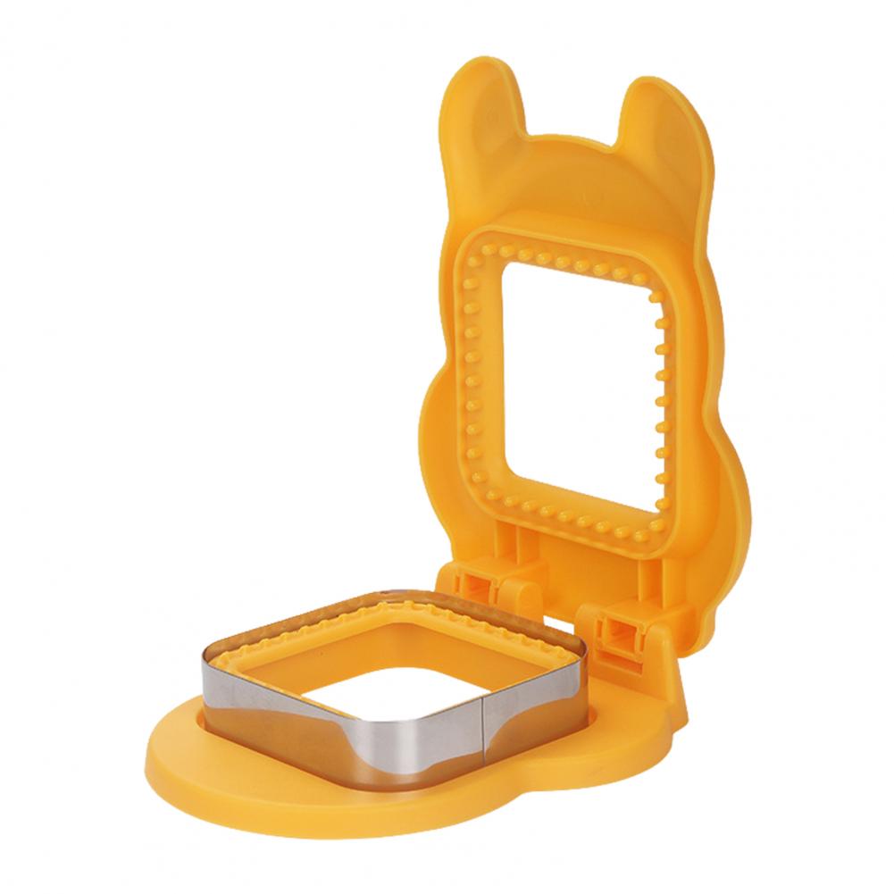 Bento Box Sandwich Cutter Pocket Sandwich Maker Sandwich Cutter Sealer Set for Kids Fun Cartoon Shapes Easy to Use Bento Box