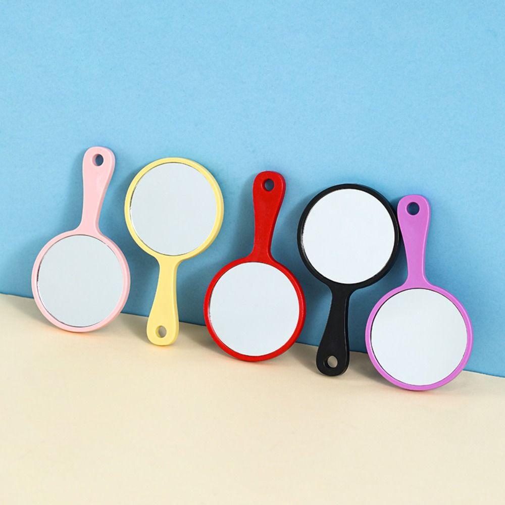 

Mirror Pendant Travel Mirror Hanging Makeup Mirror Cute Pocket Mirror Outdoor червоний