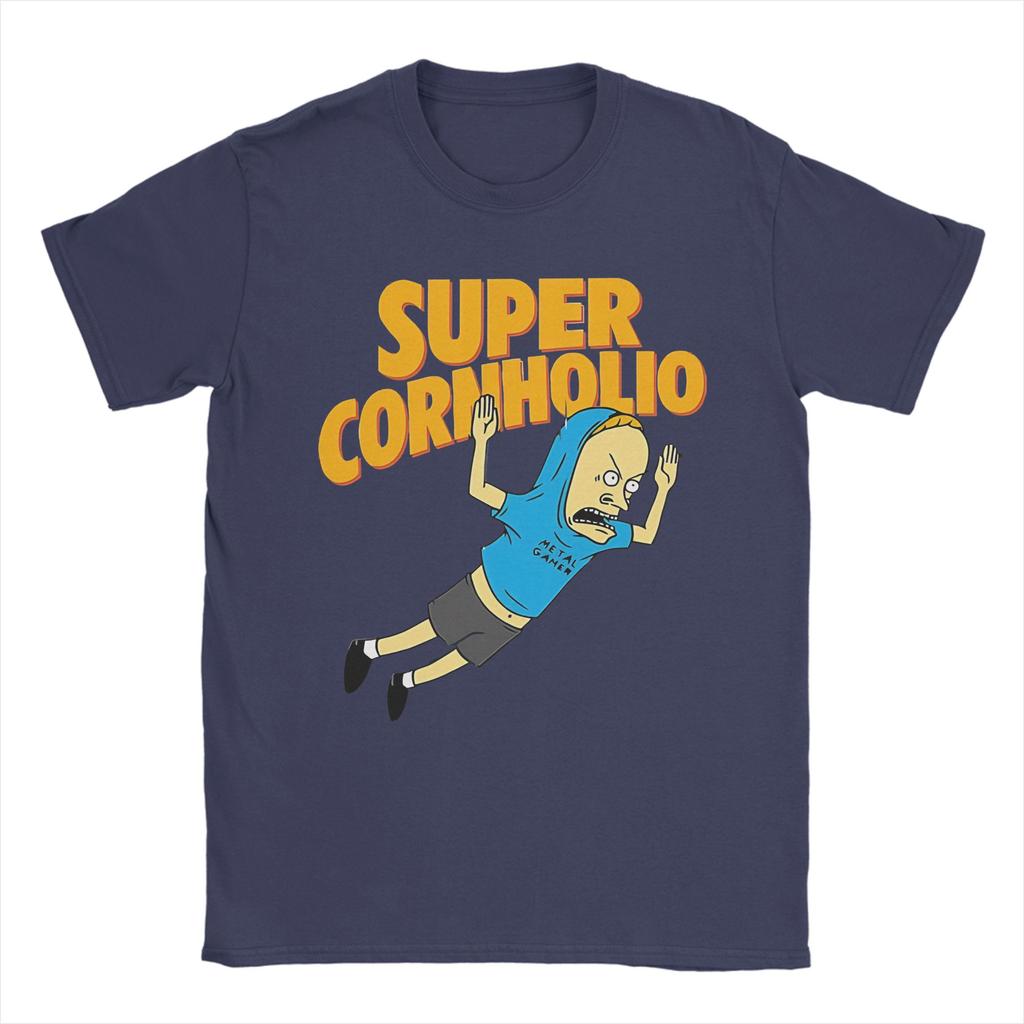 Cornholio Beavis and Butthead TShirt for Men Women Awesome Cotton Tee Shirt Round Neck Short Sleeve T Shirt Gift Idea Tops