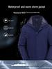 Unisex 3-in-1 Windproof Waterproof Breathable Detachable Outdoor Sports Jacket