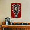 Gibson Les Paul Custom Vintage Tin Sign 8x12 Inch Retro Rock Wall Decor Man Cave Home Bar Music Studio