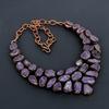 Amethyst Necklace Gemstone Jewelry, Copper Electroformed Necklace, Gift For Women Handmade Necklace