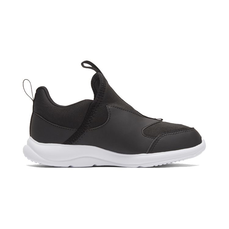 Puma Fun Racer Slip-On Little Kid Black White Kids Sneakers 193668-04