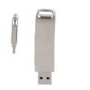 Metal U Disk 2 In 1 Rotatable 64GB Type C Dual Port Metal USB Flash Drive for U Disk Android