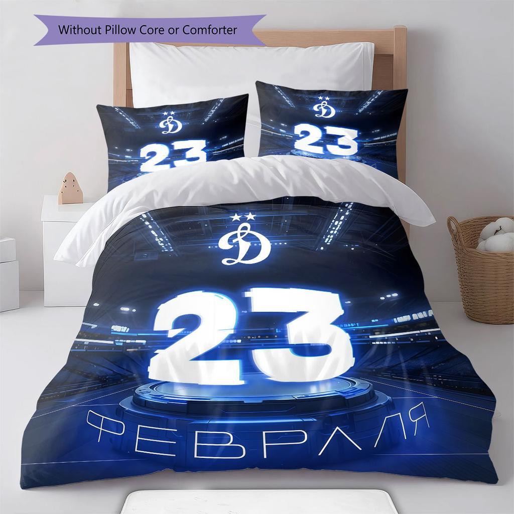 Dynamo Moscow Pride Bedding Quilt Set Quilt Cover Pillowcase Home Decoration Birthday Gift (1 * duvet cover + 2 * pillowcase, without core)