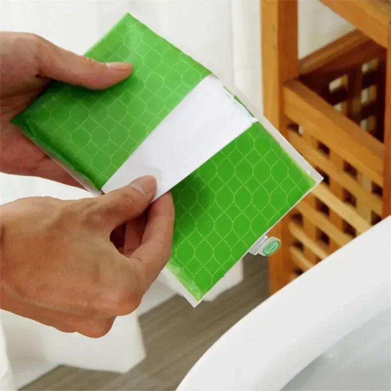 200/10PCS Disposable Toilet Seat Cover Portable Travel Camping Hotel Bathroom Degradable Waterproof Toilet Mat Accessories