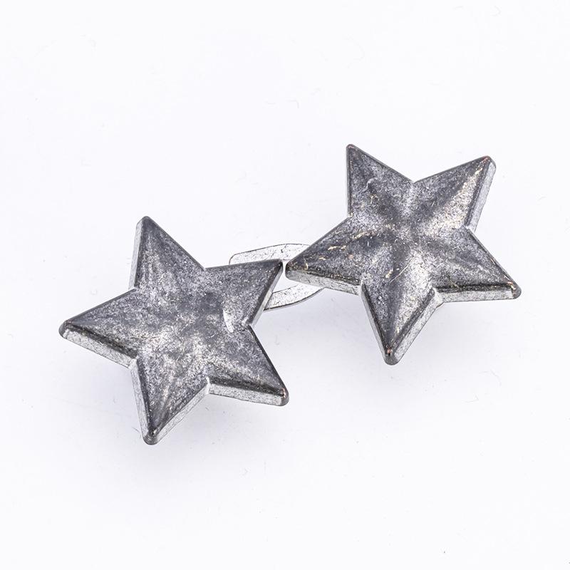 Little Star Waist Cinch: Double-Sided Snap Button Detachable Nail-Free Sewing Tool for Adjusting Large Jeans Waistbands