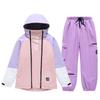 Unisex Winter Ski Suit: Windproof, Water-Repellent Jacket and Pants for Outdoor Snowboarding and Skiing.