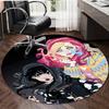 1pc Addams Family Wednesday6 Design Printed Area Round Carpet for Bedroom Living Room Home Decor Rugs Mat Non Slip Mat Rug for Bedside