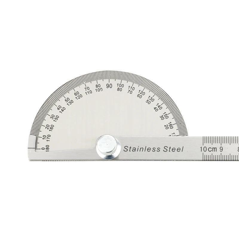Tyture Goniometer Stainless Steel Protractor Metal Ruler Multi Angle Measuring Ruler Carpentry Tool Angle Meter Angle Finder