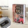 Three Kingdoms Lockable Metal Book Safe & Piggy Bank
