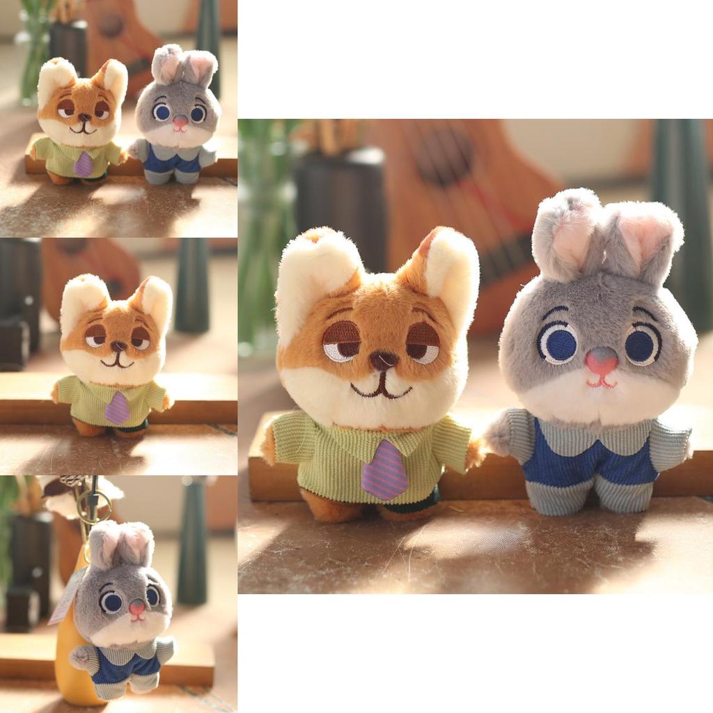 Cute Rabbit Plush Keychain Soft Stuffed Animal Toy With Pp Cotton For Girls Bag Charm Gift For Kids