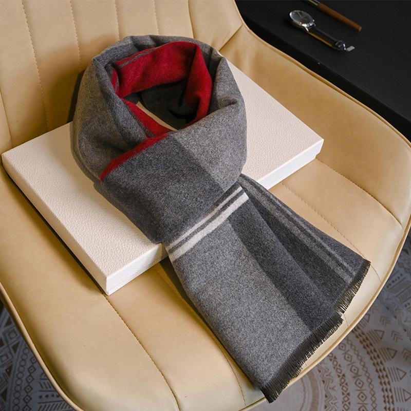 China red big red natal including wool scarves, gifts for men and women in winter, scarf gift box