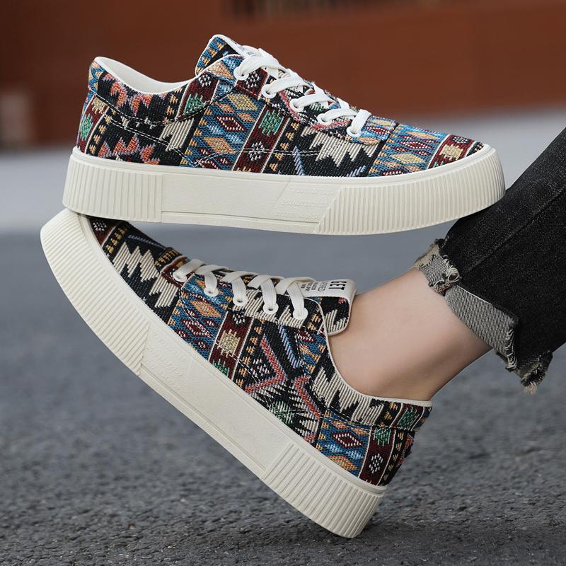 Herren Canvas Schuhe neu große Größe Mode dicke Sohle atmungsaktiv lässige Sportschuhe Herren rutschfest bequem Herren Sneaker