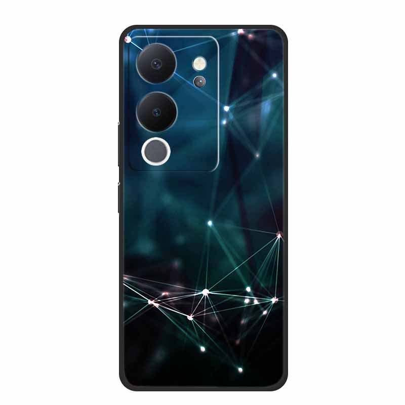 Phone Case For Vivo V30 Lite 5G Back Cover Case Shockproof Black Silicone Soft Funda For Vivo V30 Lite Case V 30 Lite Coque Capa