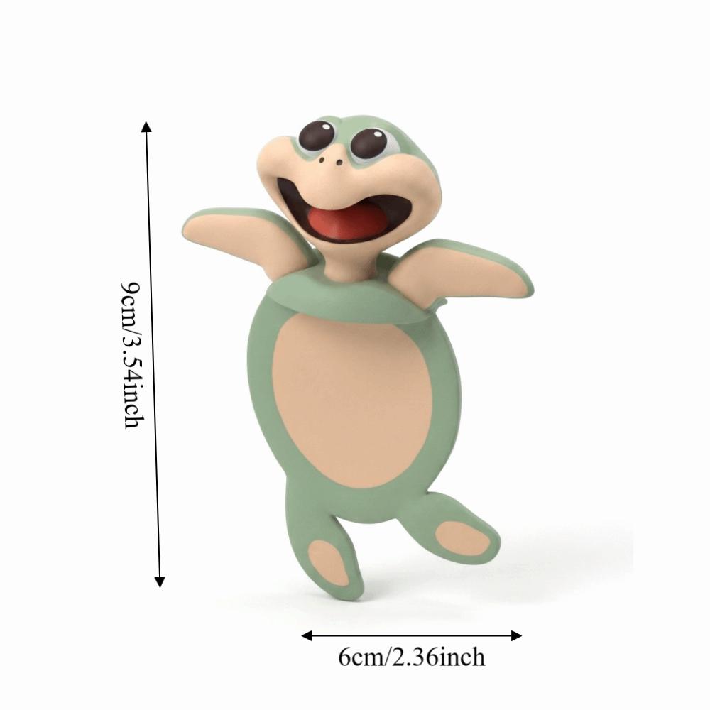 Funny cartoon animal design Animal Bookmark PVC Bookmark Book reading marking Tortoise