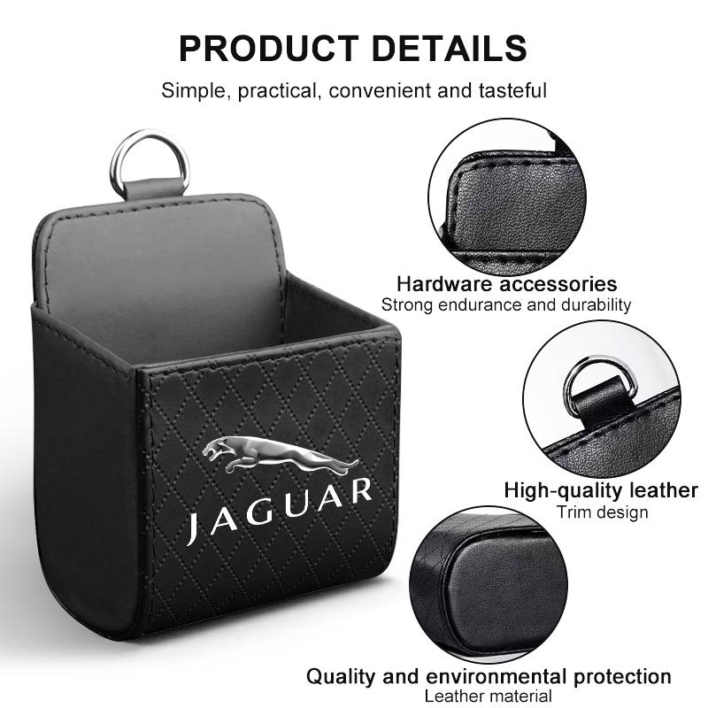 Caja de Almacenamiento para Salida de Aire de Coche Organizador para Teléfono Gafas Para Jaguar XF XJ XE S-Type F-Type X-Type F-Pace I-Pace E-Pace XFR XKR