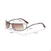Fashion Women Sunglasses Ultralight Frame Sun Protection Futuristic Shades Eyewear