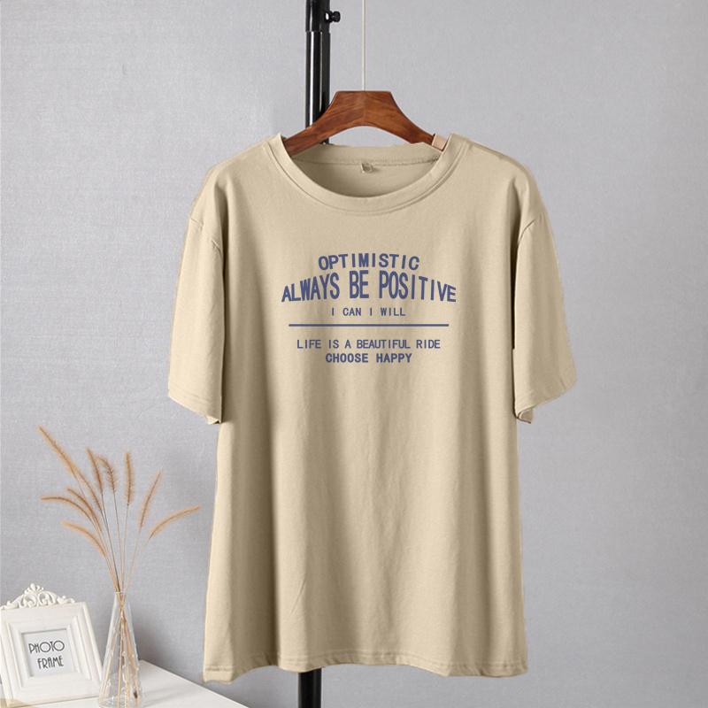 Shellsuning Oversized Letter Printed Couple Clothes Summer New Casual Vintage Short Sleeves Basic Soft Tees Female Korean All Match Gothic Tops