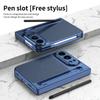 Luxury Leather Pen Slot Holder Stand Phone Case For iPhone Ultra Camera Protection Shockproof Protection Cover For iPhone Ultra
