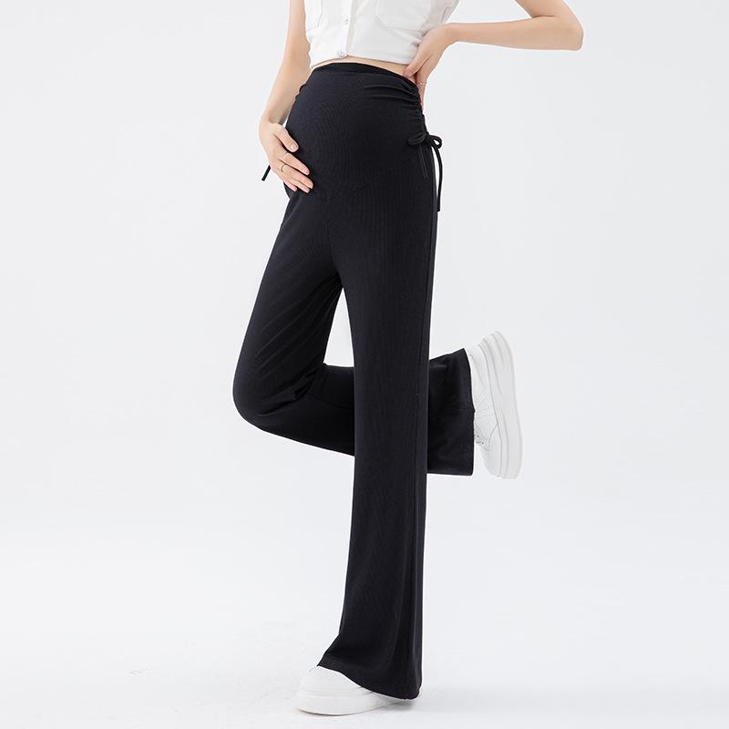 2026 Spring/Summer Petite Maternity Wide-Leg Drawstring Pants L