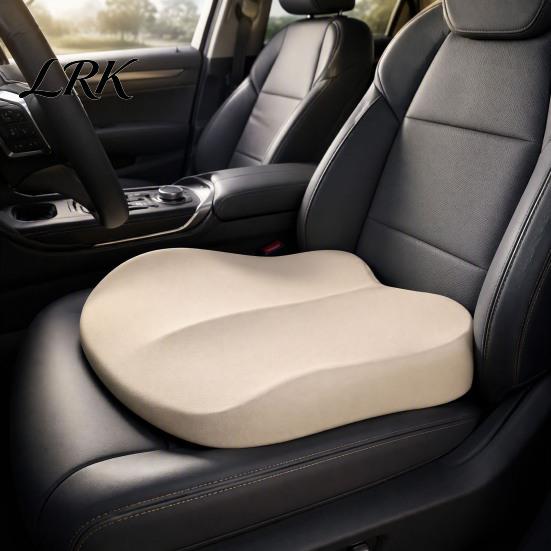 Pressure Relief Memory Foam Pad Car Seat Cushion for Driving, Ergonomic Sciatica And Back SUV Accessory Pain Relief, Non-Slip Driver Truck Office